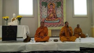 Dhamma talk at Scotland.