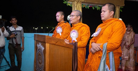 610908 พระครูธรรมธรสงกรานต์ พระธรรมทูตไทย ร่วมงานเจ้ามัลละ 0
